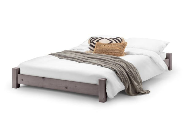 Taunton 4ft6 Wooden Double Bed Frame with Essential Mattress - Combo Deal
