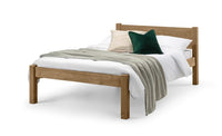 Woolacombe 5ft King Size Wooden Double Bed Frame with Essential Mattress - Combo Deal