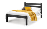 Woodbury Plus 4ft Wooden Small Double Low Foot End Bed Frame with Essential Mattress - Combo Deal