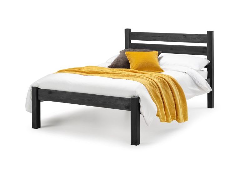 Woodbury Plus 6ft Wooden Super King Size Low Foot End Bed Frame with Essential Mattress - Combo Deal