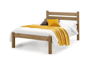 Woodbury Plus 3ft Wooden Single Low Foot End Bed Frame with Essential Mattress - Combo Deal