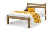 Woodbury Plus 5ft Wooden King Size Low Foot End Bed Frame with Essential Mattress - Combo Deal