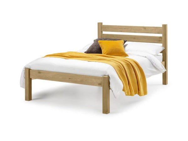 Woodbury Plus 6ft Wooden Super King Size Low Foot End Bed Frame with Essential Mattress - Combo Deal