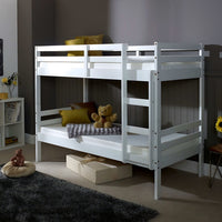2ft6 Dover Kids Bunk Bed - White