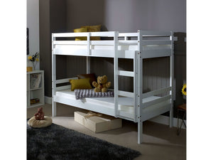 2ft6 Dover Kids Bunk Bed - White
