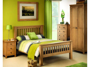 Arizona 4ft6 Solid Oak Bed Frame