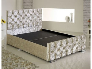 Malibu Upholstered 4ft6 Double Size Bed Frame