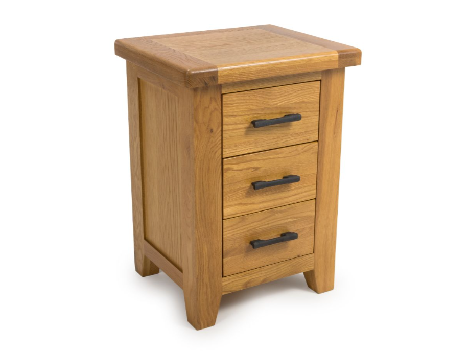 Hastings Solid Rustic Oak Bedside