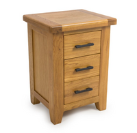 Hastings Solid Rustic Oak Bedside