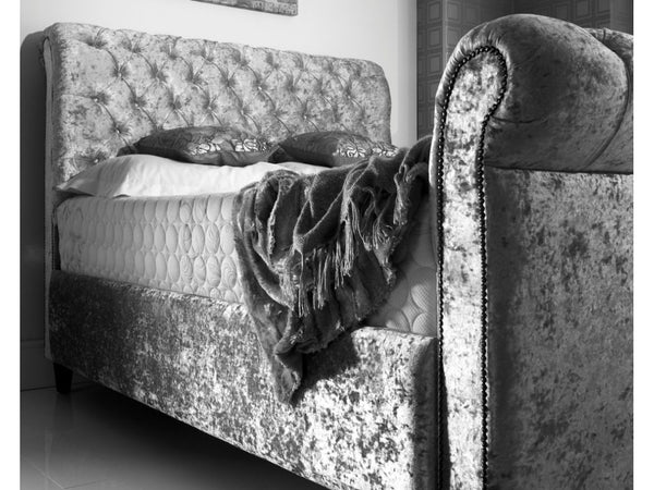 Chesterfield 3ft SIngle Upholstered Bed Frame