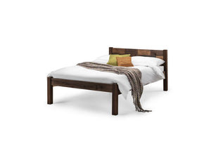 Honiton 4ft Wooden Small Double Bed Frame with Essential Mattress - Combo Deal