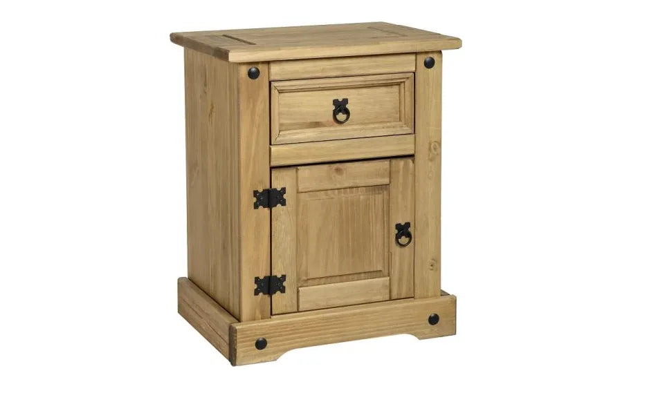 Pine Bedside Cabinets