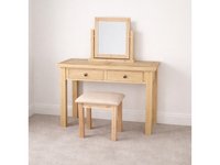 Francis Solid Oak Dressing Table Mirror