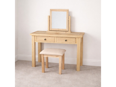 Francis Solid Oak Dressing Table Mirror