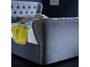 Hilton Upholstered 4ft6 Double Size Bed Frame