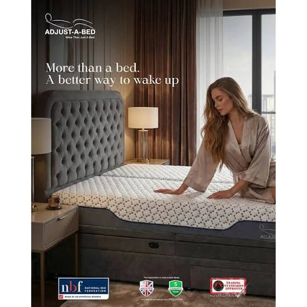 Adjust-a-bed 4ft6 Double Grandeur Natural 2000 Adjustable Bed