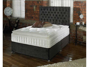 Kensington 3000 5ft Pocket Sprung Pillow Top Divan Set