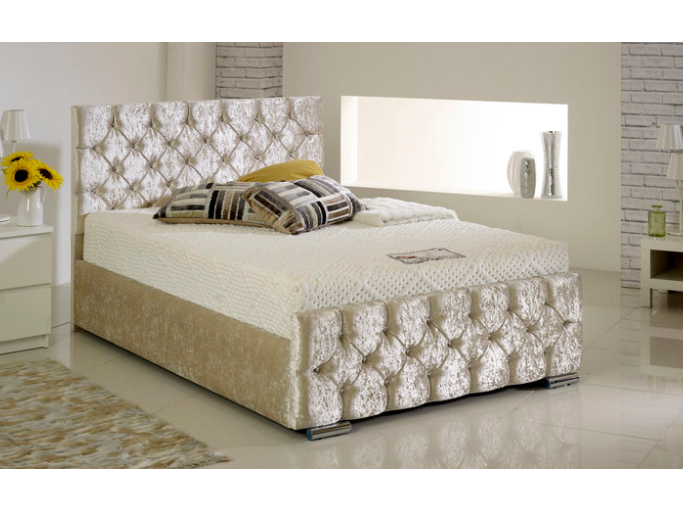 Malibu Upholstered 5ft King Size Bed Frame