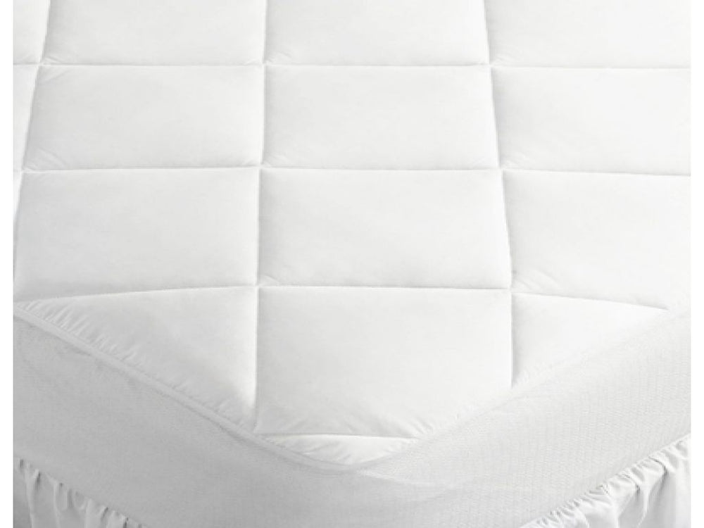 Polycotton Quilted 3ft Single Mattress Protector