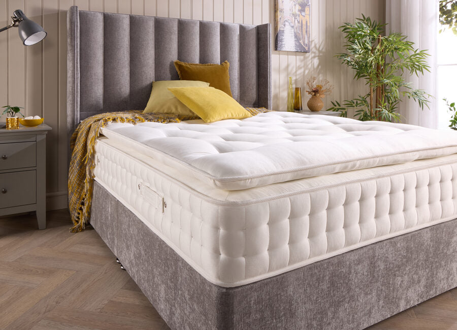 Kensington 3000 4ft6 Pocket Sprung Pillow Top Divan Set