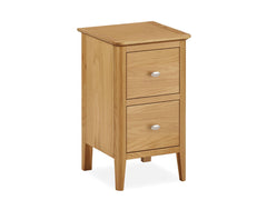 Banff Narrow Two Drawer Bedside