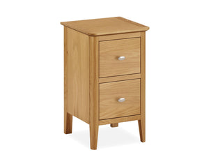 Banff Narrow Two Drawer Bedside