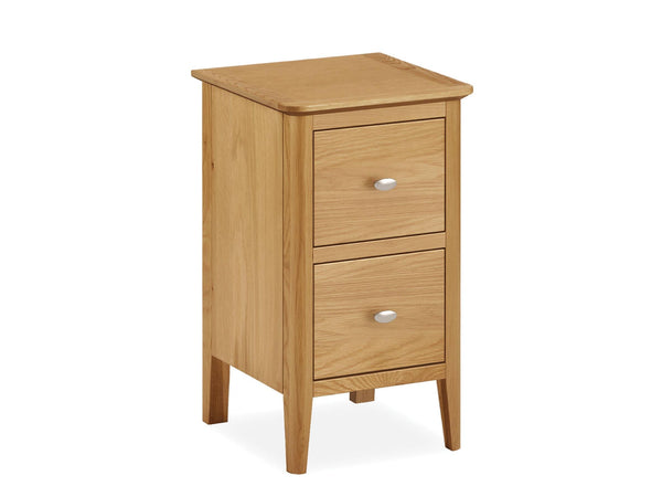 Banff Narrow Two Drawer Bedside