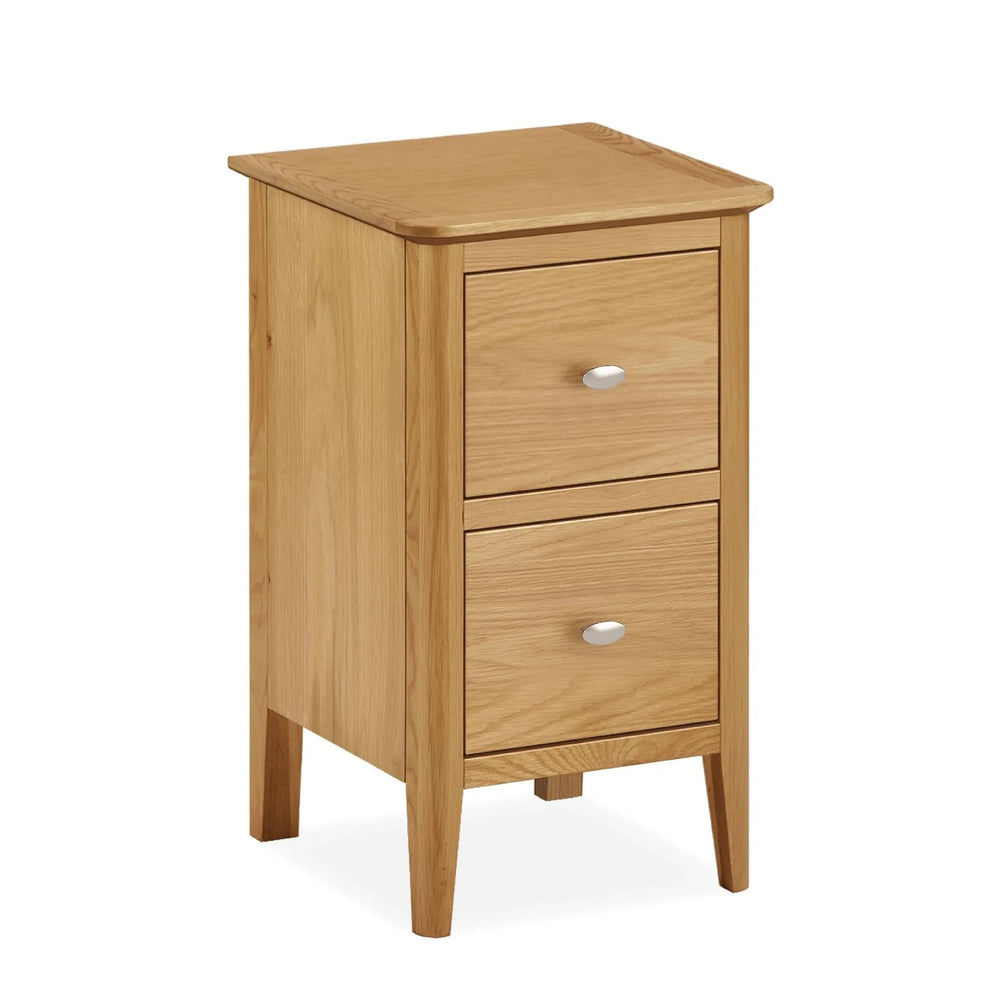 Banff Narrow Two Drawer Bedside