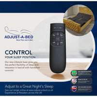 Adjust-a-bed 5ft (2 x 2ft6 Linked) King Size Tri-Comfort Adjustable Bed