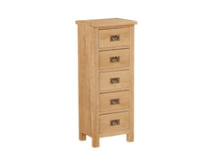 Salford Lite Oak Narrow Tallboy