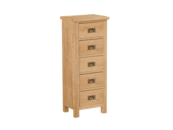 Salford Lite Oak Narrow Tallboy