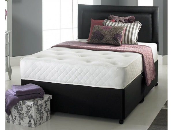 Solo Memory Foam 3ft Single Divan Set