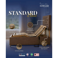 Adjust-a-bed 4ft6 Double Grandeur Natural 2000 Adjustable Bed