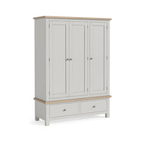 Meadow Brook Oak Triple Wardrobe