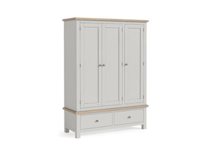 Meadow Brook Oak Triple Wardrobe