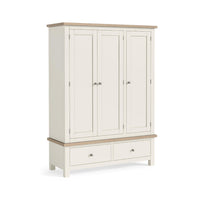 Meadow Brook Oak Triple Wardrobe
