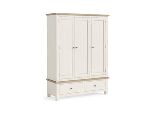 Meadow Brook Oak Triple Wardrobe