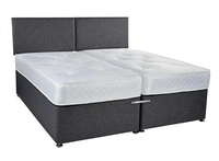 Cashmere Pocket 2000 Pocket Sprung Zip &amp; Link 5ft (2 x 2ft6) King Size Mattress