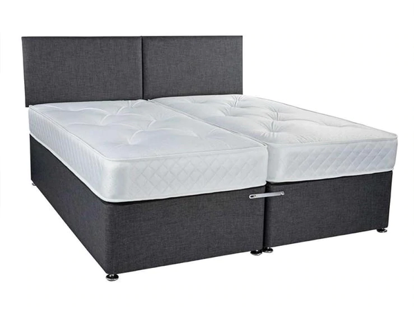 Cashmere Pocket 2000 Pocket Sprung Zip &amp; Link 5ft (2 x 2ft6) King Size Mattress