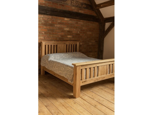 Francis Solid Oak 5ft King Size Bed Frame