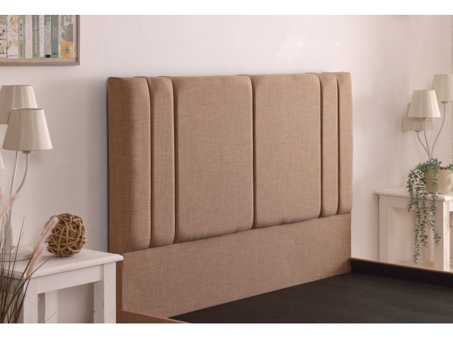 Ezra 48inch 5ft King Size Upholstered Bed Frame with Ottoman Option