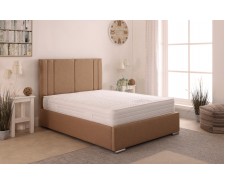 Ezra 48inch 4ft Small Double Upholstered Bed Frame with Ottoman Option