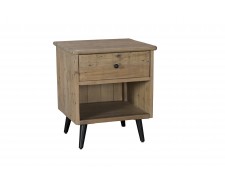Vienna Reclaimed 1 Drawer Bedside