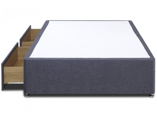 Galaxy Divan Bed Base Only - 5ft King Size - Any Colour