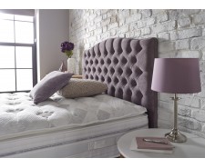 Chesterfield Curved Floor Standing Designer Headboard 6ft Super King Size