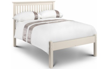 Madrid Stone White 5ft Low Footend Bed Frame 
