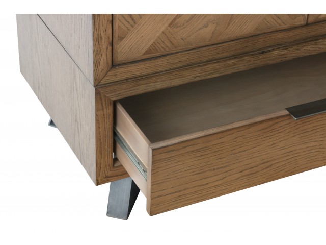 Indigo 2 Door Oak Wardrobe