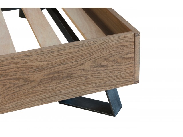 Indigo 6ft Oak Superking Bedframe