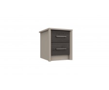 Bari 2 Drawer Bedside Cabinet