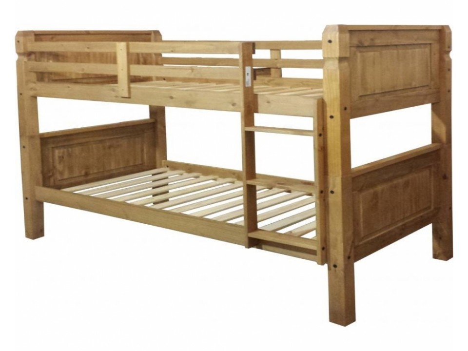 Mexican Deluxe 3ft Chunky Bunk Bed, 6ft Bunk Beds